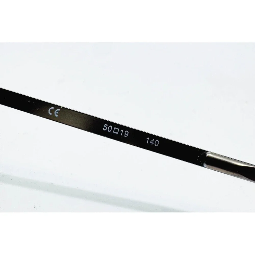 Blackfin Eyeglasses Mens Black Red Round Frame Italy 48-21-140